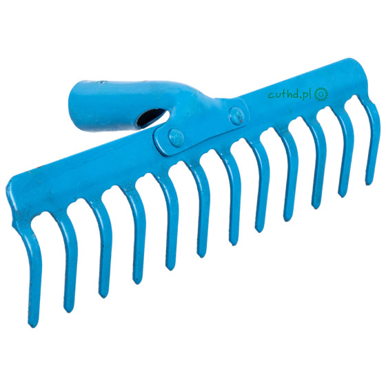 Grabie metalowe 12-zębne nieoprawne 30cm