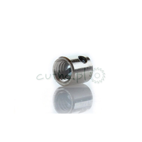 Złączka gwintowana ze śrubą do linek 5,5mm x 5,5mm otw. 1,8mm