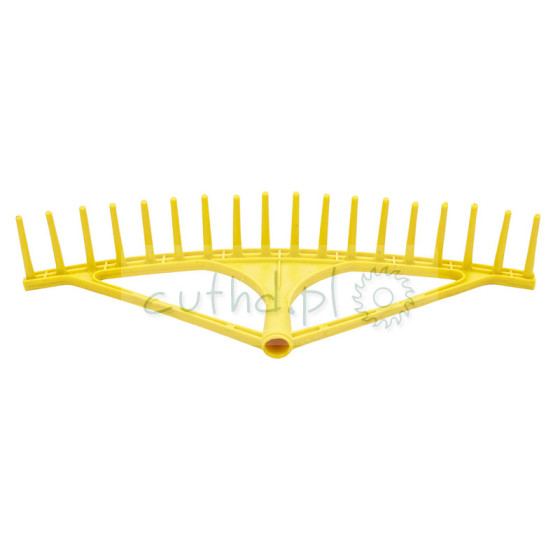 Grabie plastikowe do siana 18-zębne, 63 cm