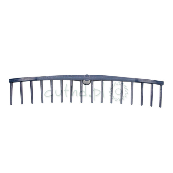 Grabie plastikowe do siana 16 zębne 55 cm