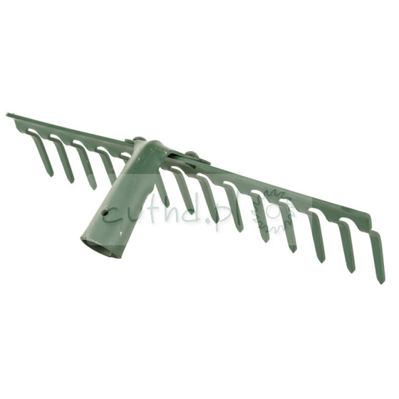 Grabie metalowe 14 zębów nieoprawne 36 cm