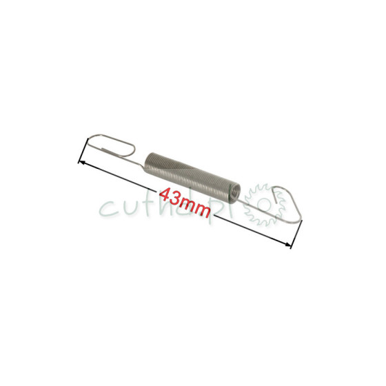 Sprężyna regulatora obrotów krótka 43mm pomocnicza do kosiarek B&S