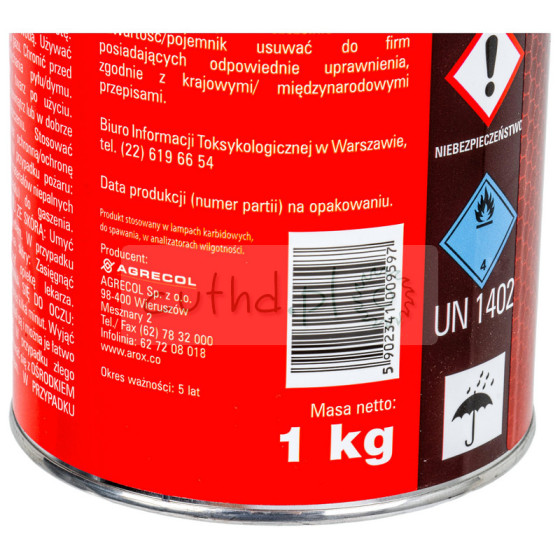 Karbid na krety AGRECOL 1000g