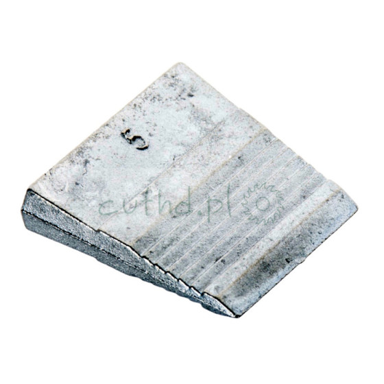 Klin metalowy do siekiery młotka nr 5 3,2cm 4kg