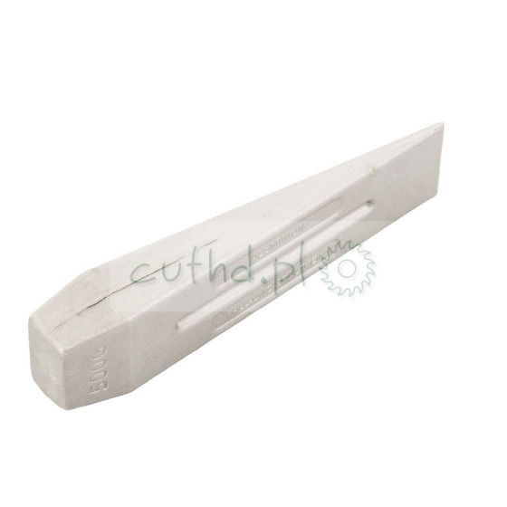Aluminiowy klin do ścinki drzew 500g 210x43x34mm Granit Black Edition